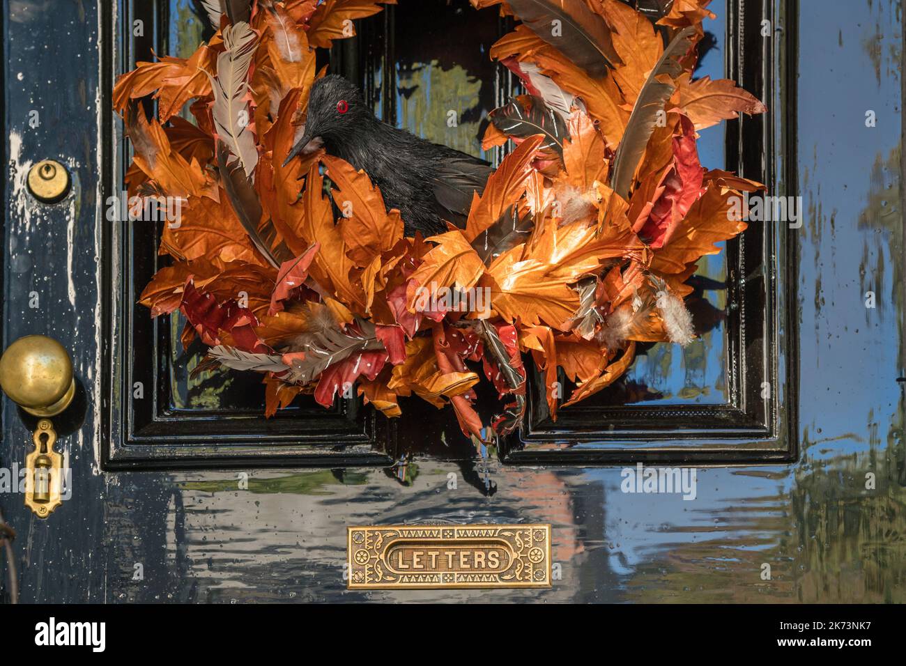 Evenement Du Mois Doctobre Comme Halloween En Anglais House decorated halloween new england Banque de photographies et d'images à  haute résolution - Alamy