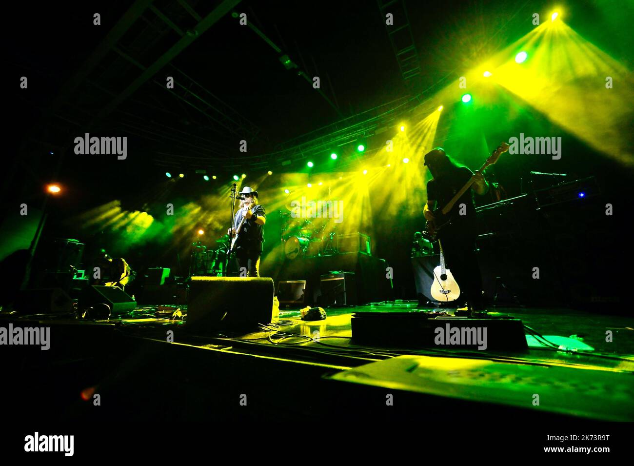 Milan, Italie. 15th octobre 2022. GIANLUCA GRIGNANI - FABRIQUE MILANO- 16 Otobre 22 pendant Gianluca Grignani, concert musical de la chanteuse italienne à Milan, Italie, 15 octobre 2022 crédit: Agence photo indépendante/Alamy Live News Banque D'Images