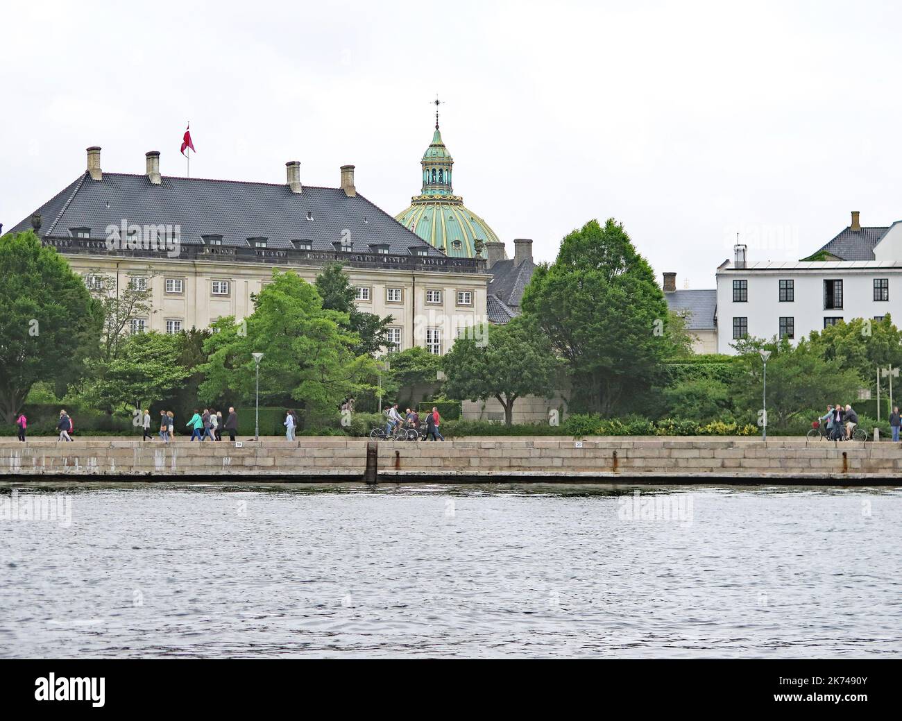 Vue de Copenhague, Danemark, Europe Banque D'Images