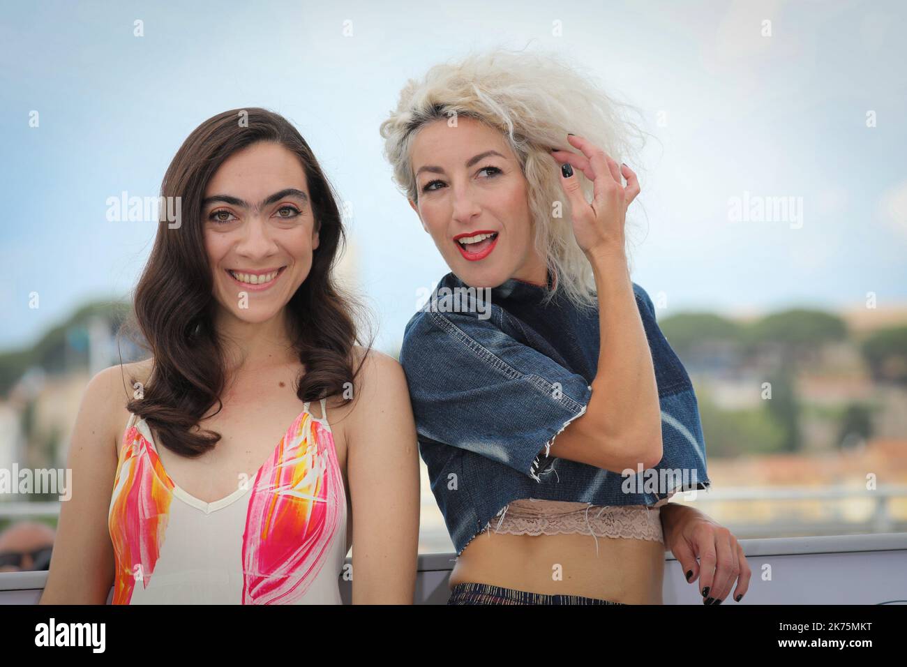 En présence de des actrices Tania CASSIANI (Argentine) et Romina INIESTA (Argentine). Festival annuel du film de Cannes 71st à Cannes, France, mai 2018. Le festival du film se déroulera du 8 au 19 mai. Banque D'Images
