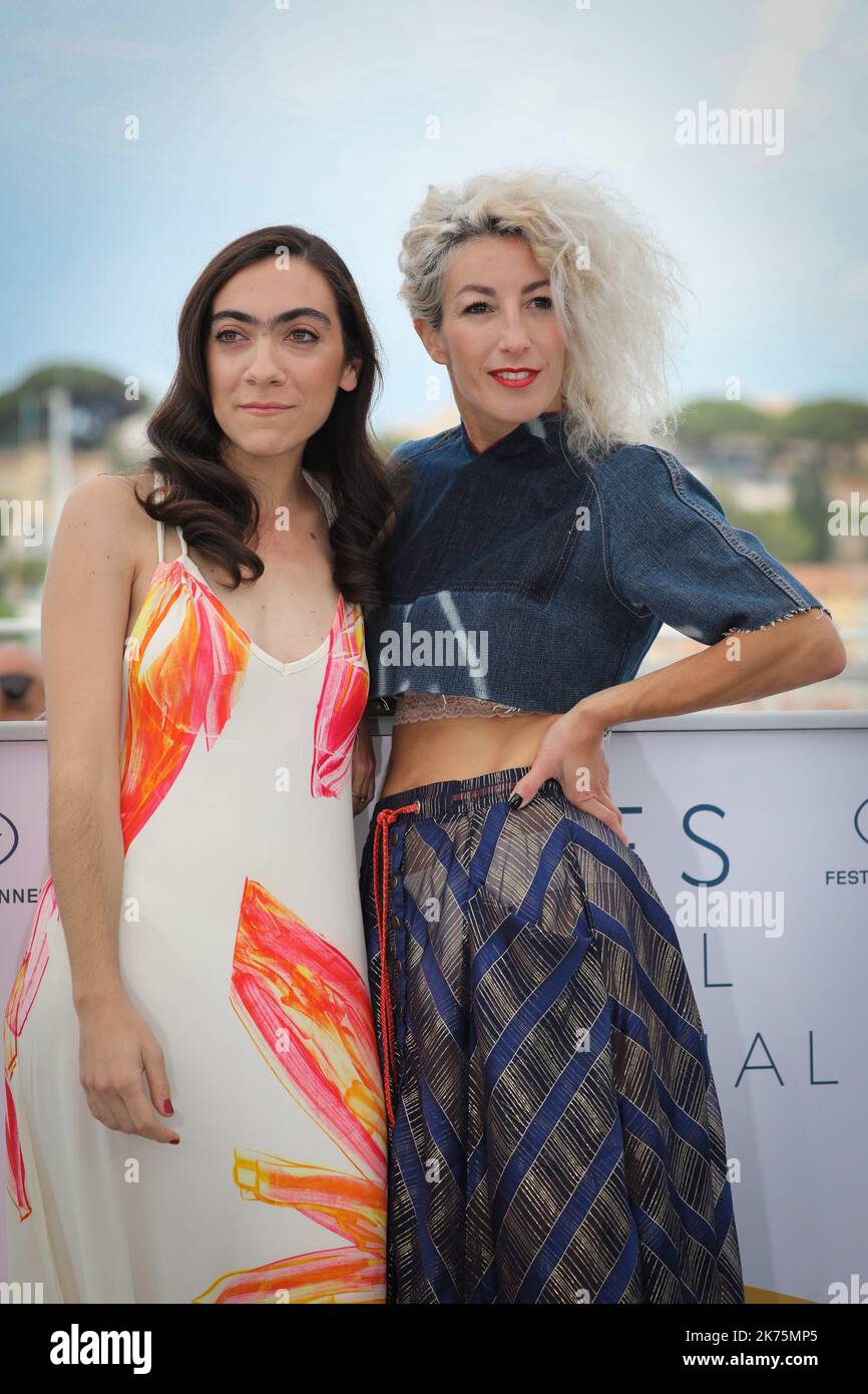 En présence de des actrices Tania CASSIANI (Argentine) et Romina INIESTA (Argentine). Festival annuel du film de Cannes 71st à Cannes, France, mai 2018. Le festival du film se déroulera du 8 au 19 mai. Banque D'Images