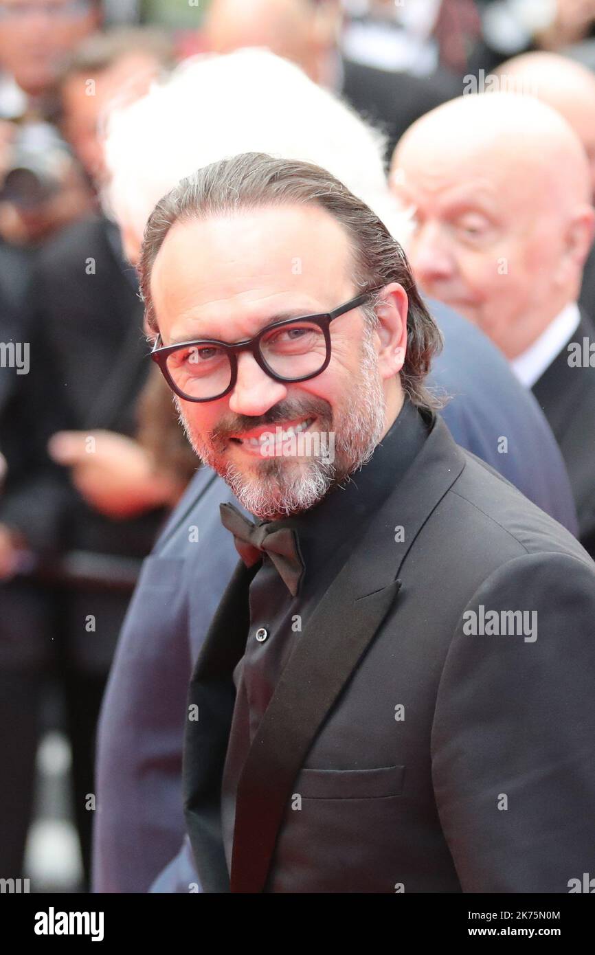 Festival du film de Cannes 2018 - édition 71st - jour 7 - 14 mai à Cannes, sur 14 mai 2018; projection du film 'BlacKkKlansman'; Vincent Perez. © Pierre Teyssot / Maxppp Banque D'Images