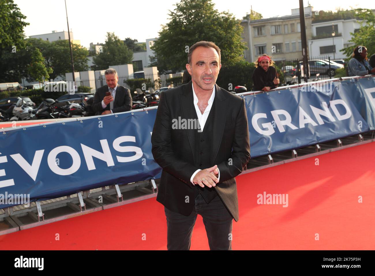 Diner de gala de la fondation PSG. Nikos Aliagas FOOTBALL PARIS PARIS 15/05/2018 ©A JOURNOIS Paris, France, mai 15th gala de l'équipe de football PSG Banque D'Images