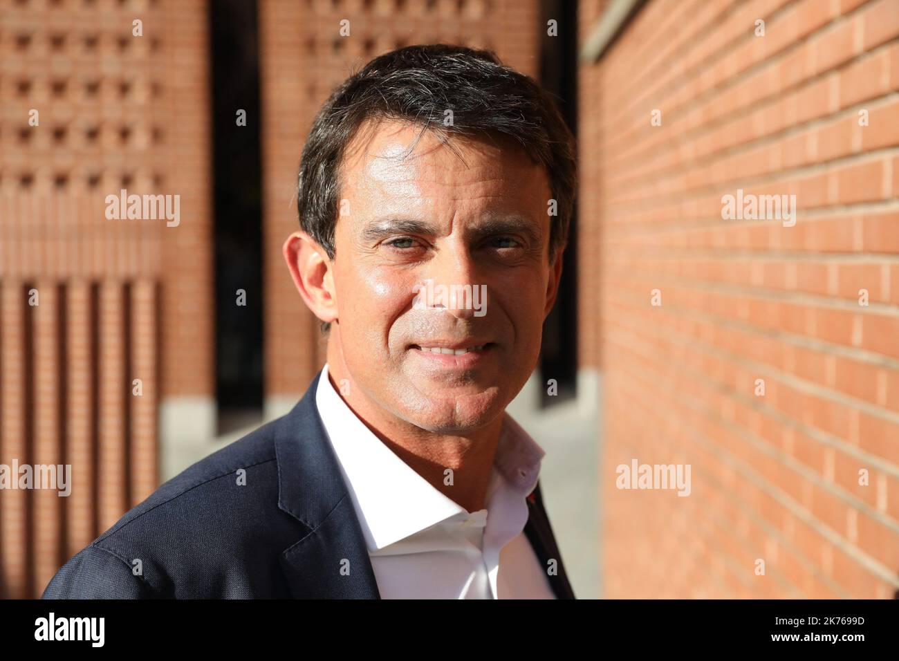 Entretien avec Evry Manuel Valls qui abandonne son mandat de député pour se présenter à l