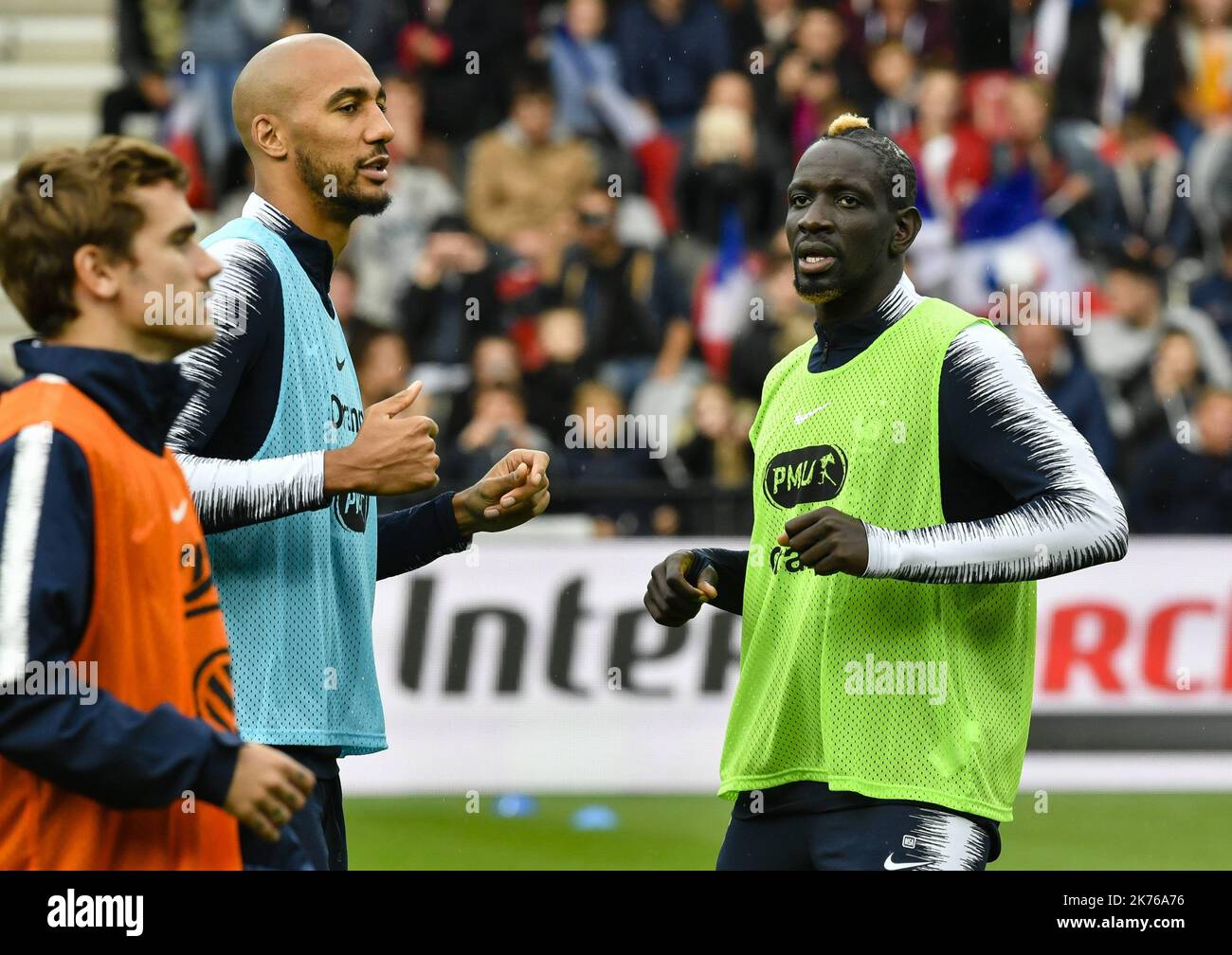 Photo de Mamadou SAKHO : PHILIPPE RENAULT - session de formation de l'équipe France de football, Guingamp oct 10 2018 Banque D'Images