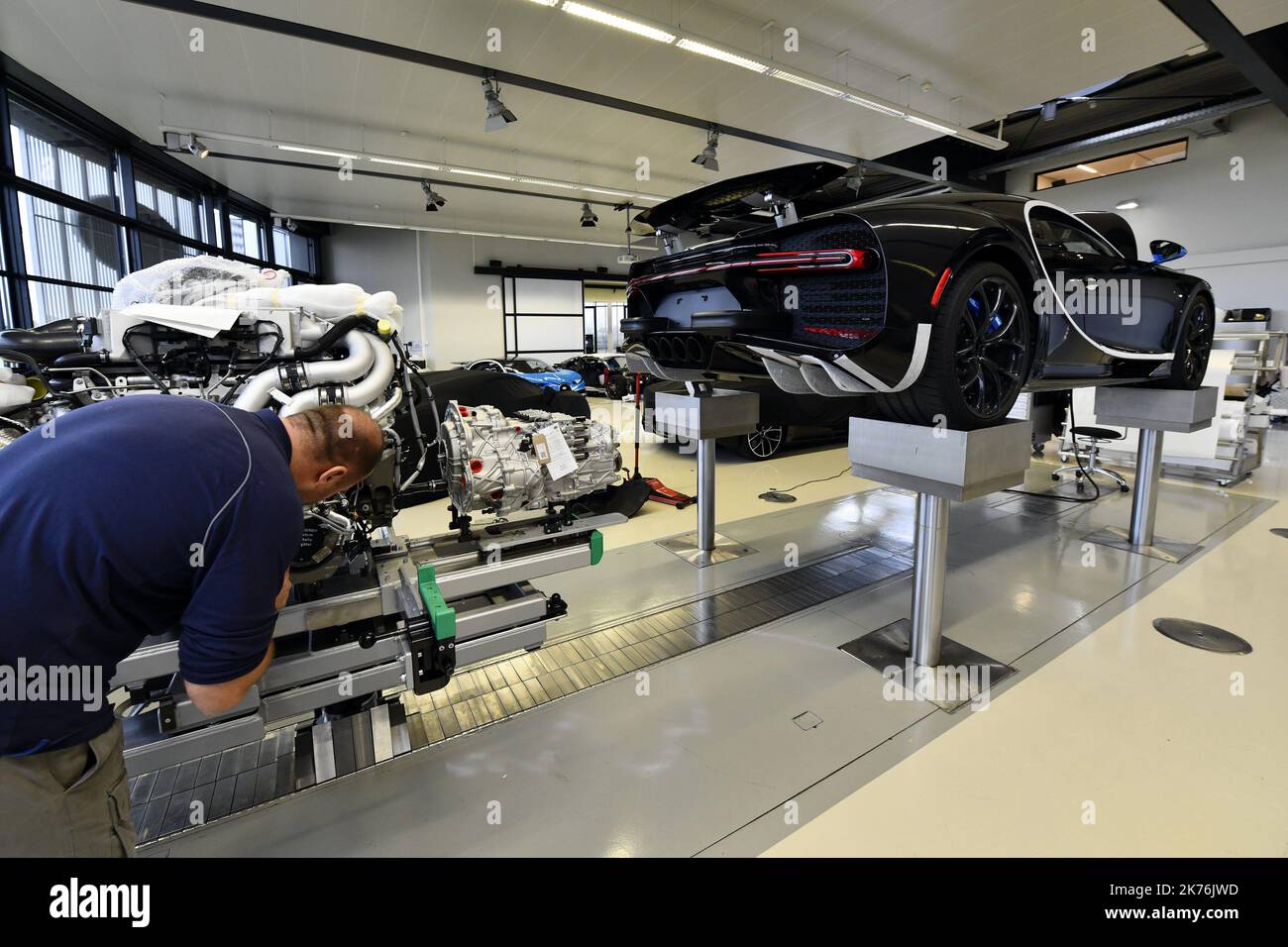 ©PHOTOPQR/L'EST REPUBLICAIN ; CONSTRUCTEUR AUTOMOBILE BUGATTI LUXE