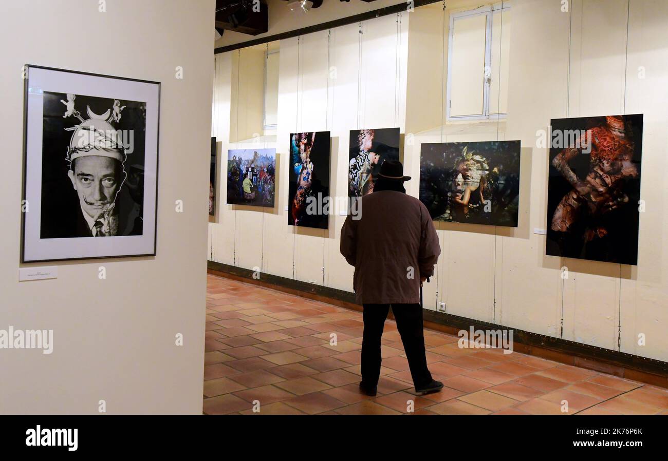 L'Expo Dali à Perpignan, France Banque D'Images