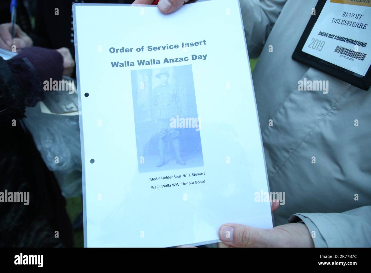 Le Mémorial de guerre australien dans la ville de VillersBretonneux