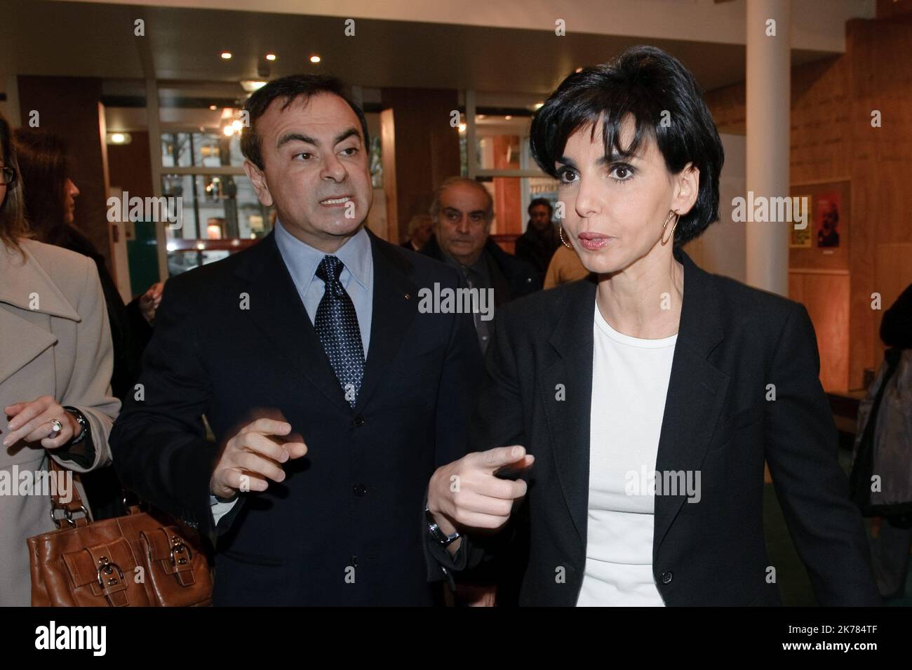 Convention pour l'emploi des jeunes en Europe organisée par Rachida Dati, ancienne ministre française de la Justice, députée européenne et maire du 7 e arrondissement de Paris. Banque D'Images