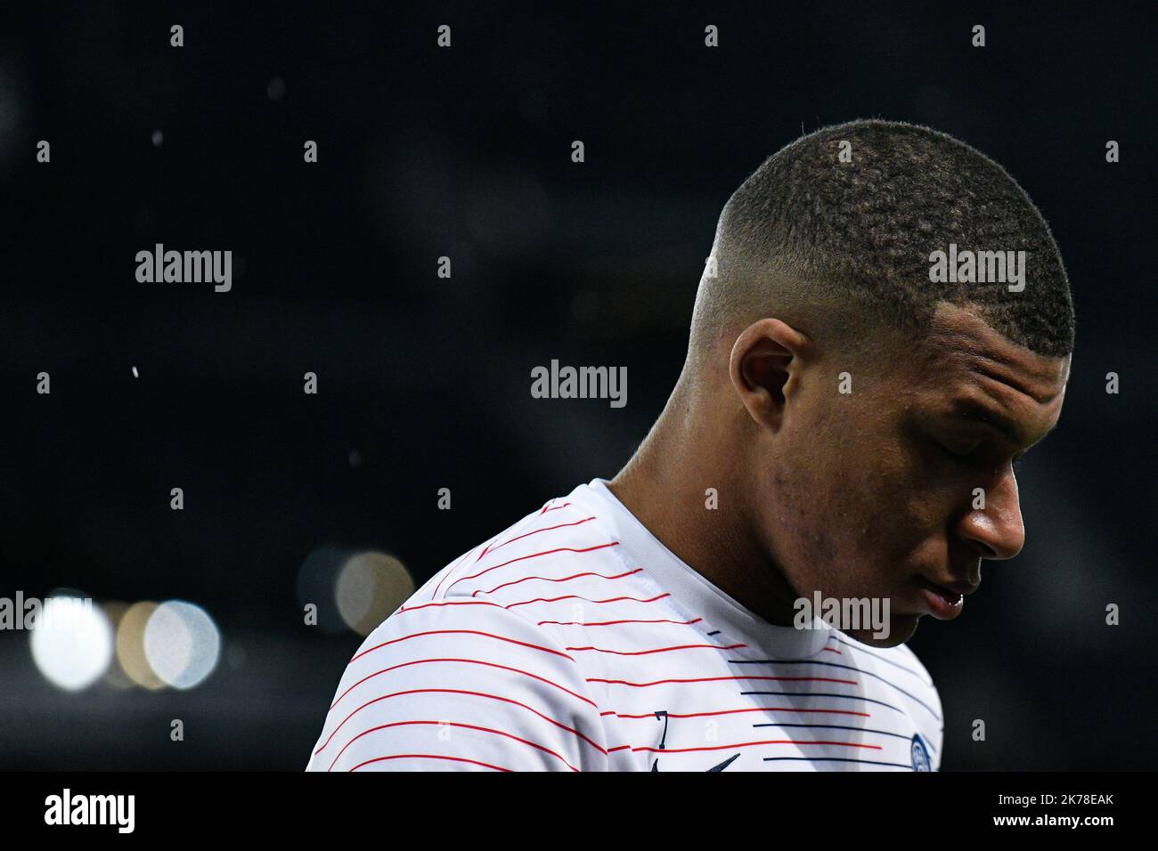 Olympique Marseille Kylian Mbappe pendant le 11th jour de la Ligue 1 Conforama, entre Paris Saint Germain (PSG) et Olympique Marseille (OM), 27 octobre 2019 Banque D'Images