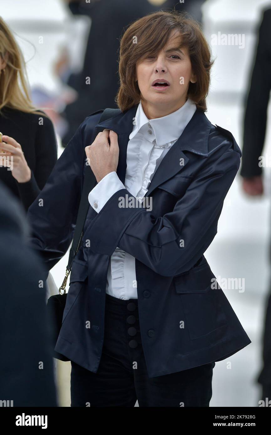 Ines de la Fressange et sa fille Violette Chanel défile LA piste DU 03 MARS pendant le Chanel dans le cadre de la semaine de la mode de Paris vêtements pour femmes FAL hiver 2020/2021 sur 03 mars 2020 à Paris, France. Banque D'Images