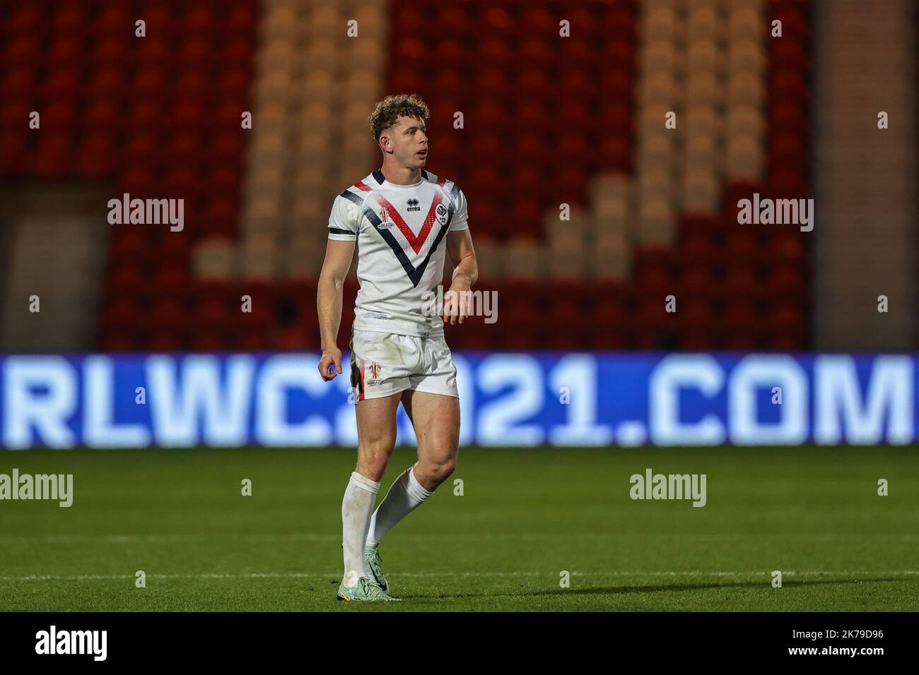 Doncaster, Royaume-Uni. 17th octobre 2022. Matthieu Laguerre de France lors de la coupe du monde de rugby 2021 Match France contre Grèce au stade Eco-Power, Doncaster, Royaume-Uni, 17th octobre 2022 (photo de Mark Cosgrove/News Images) à Doncaster, Royaume-Uni, le 10/17/2022. (Photo de Mark Cosgrove/News Images/Sipa USA) crédit: SIPA USA/Alay Live News Banque D'Images