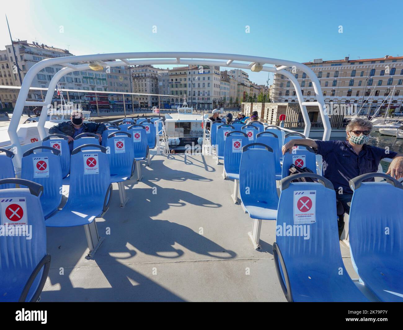 Marseille; 05/21/2020; jeudi 21 mai, réouverture au public des navettes