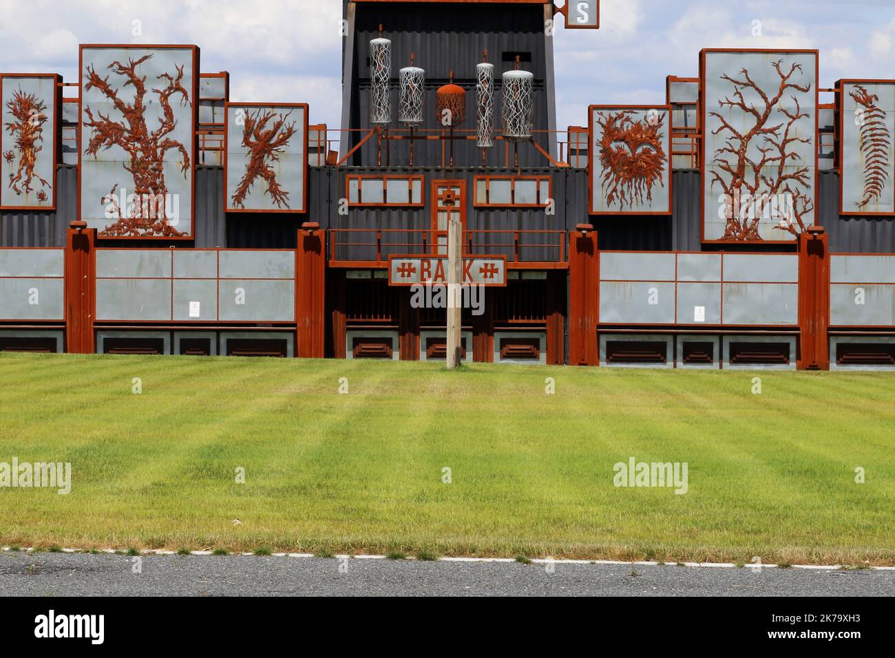 Â©PHOTOPQR/PRESSE OCEAN/Romain Boulanger ; ; ; ; CLISSON LE SAMEDI 6 JUIN 2020, SUR LE SITE DU FESTIVAL HELLFEST ANNULÃ‰ CETTE ANNÃ‰E en RAISON DU CORONAVIRUS CLISSON SAMEDI 6 JUIN 2020 / le site du festival Hellfest Hard Rock, qui a été supprimé cette année en raison de l'épidémie du coronavirus Banque D'Images