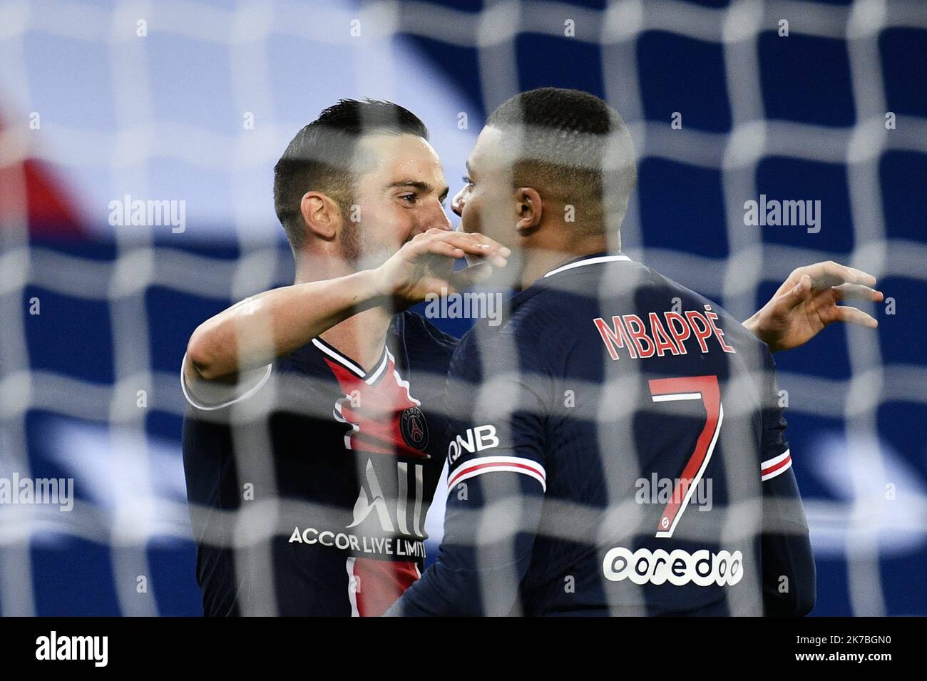 ©Julien Mattia / le Pictorium / MAXPPP - Julien Mattia / le Pictorium - 24/10/2020 - France / Ile-de-France / Paris - KYLIAN MBAPPE #7 lors du match de Ligue 1 francaise entre le Paris Saint-Germain (PSG) et le Dijon FC au stade Parc des Princes le 11 aout 2019 a Paris, Paris France. / 24/10/2020 - France / Ile-de-France (région) / Paris - KYLIAN MBAPPE #7 lors du match de la Ligue française 1 entre Paris Saint-Germain (PSG) et le FC Dijon au stade du Parc des Princes sur 11 août 2019 à Paris, France. Banque D'Images