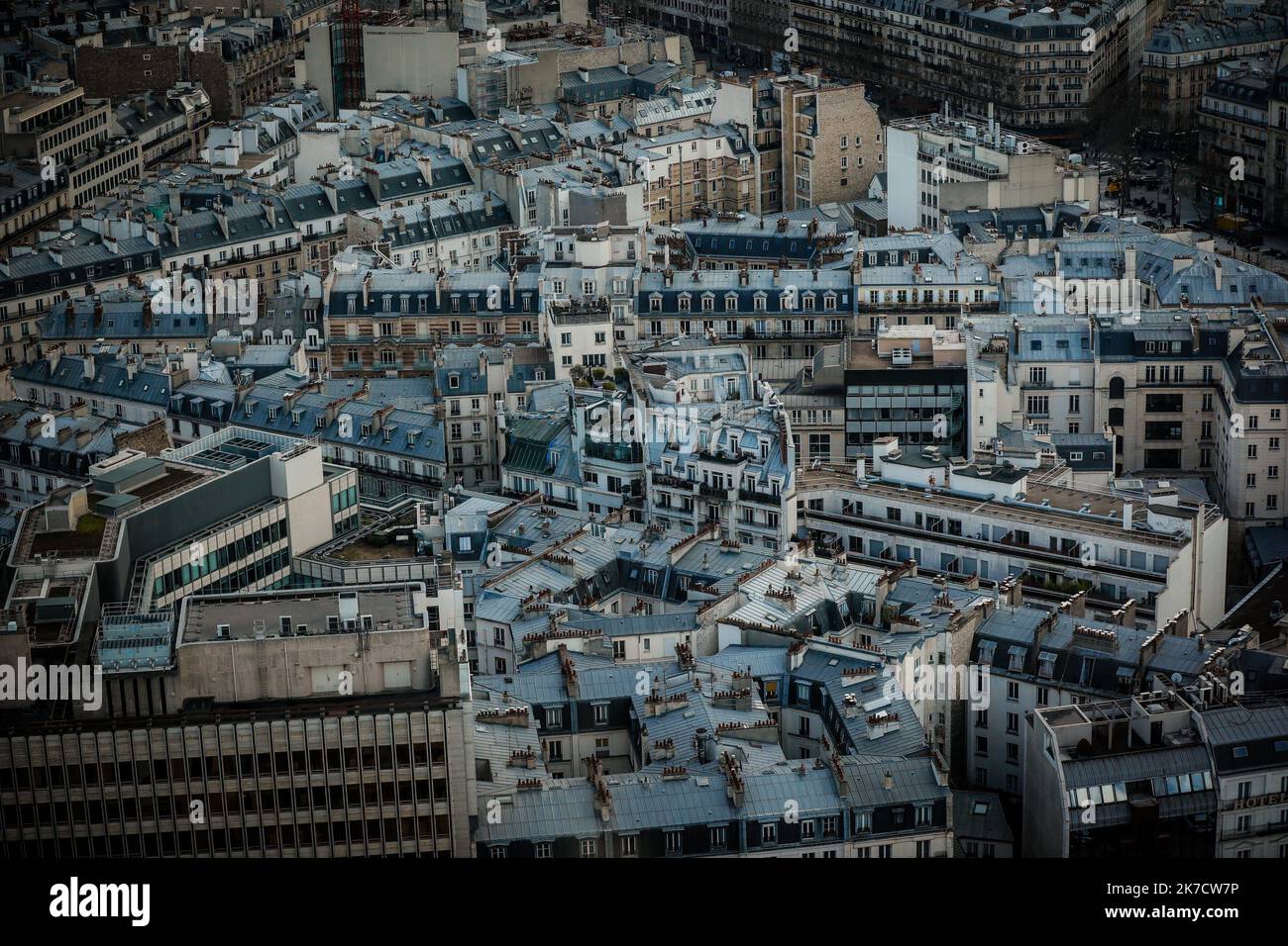 ©Thomas Padilla/MAXPPP - 26/02/2021 ; Paris , FRANCE ; ILLUSTRATION DE PARIS. - Paris, France, février 26th 2021 Banque D'Images