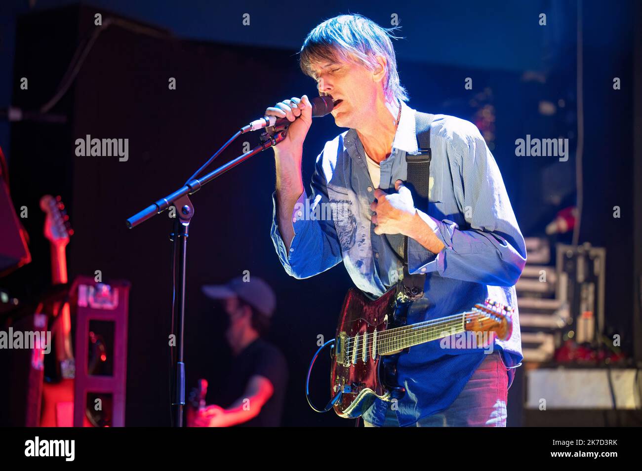 Leeds, Royaume-Uni. 17th octobre 2022. Stephen Malkmus , Bob Nastanovich , Scott Kannbers , Steve West et Mark Ibold de low-fi alt rocker trottoir se produire à Leeds Academy. 2022-10-17. Crédit : Gary Mather/Alay Live News Banque D'Images