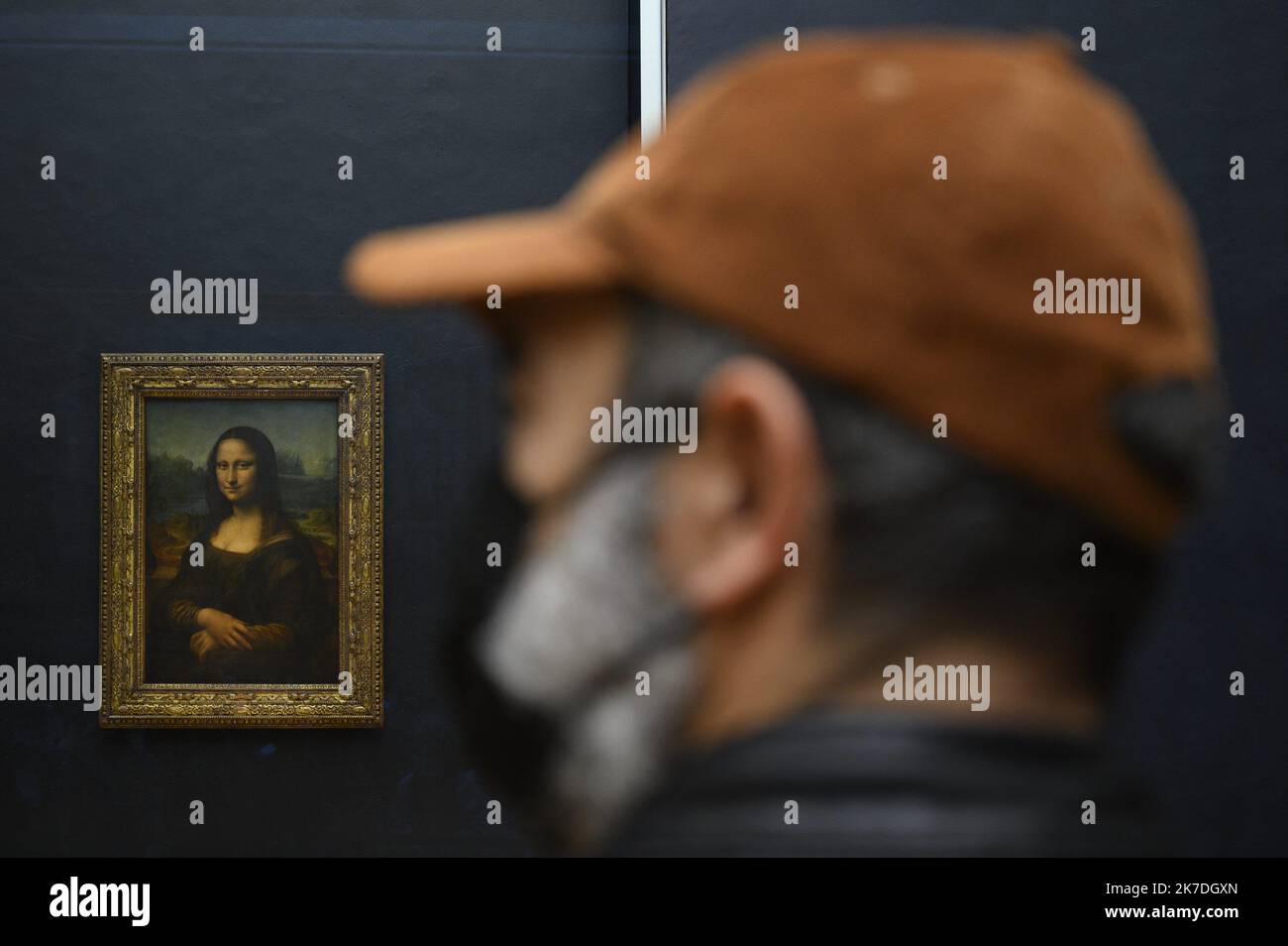 ©Julien Mattia / le Pictorium/MAXPPP - Julien Mattia / le Pictorium - 19/5/2021 - France / Ile-de-France / Paris - 1er jour de retour du musée du Louvre aux visiteurs, suite aux annonces du Gouvernement concertant le définement progressif, a Paris le 19 Mai 2021. / 19/5/2021 - France / Ile-de-France (région) / Paris - 1st jour de réouverture du musée du Louvre aux visiteurs, suite aux annonces du gouvernement concernant le déconditionnement progressif, à Paris sur 19 mai 2021. Banque D'Images