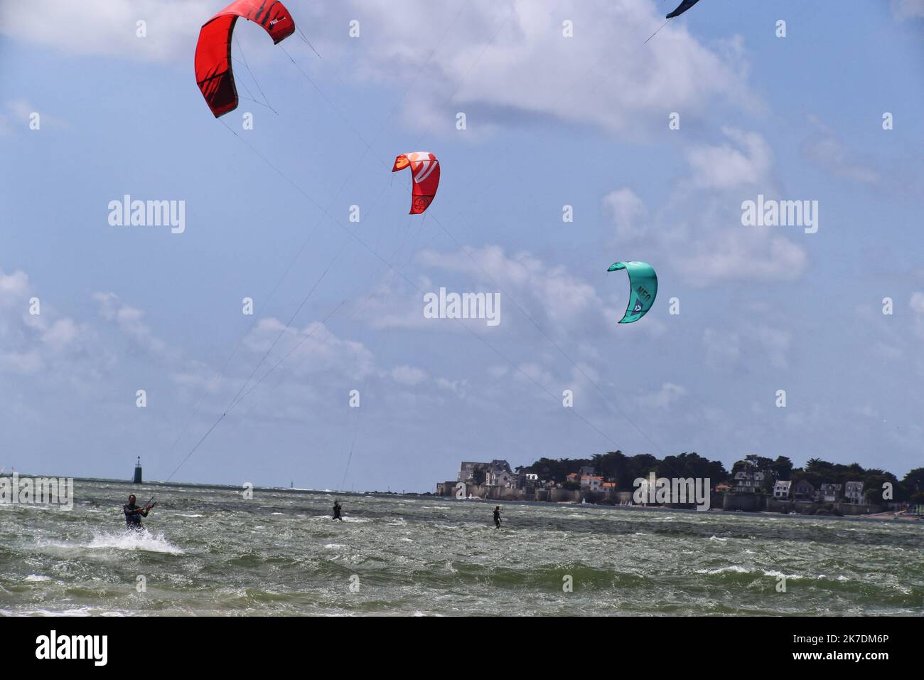 ©PHOTOPQR/PRESSE OCÉAN/ROMAIN BOULANGER ; ; ; ; LA BAULE LE DIMANCHE 23 MAI 2021, AMBIANCE SUR LA PLAGE DE LA BAULE - 2021/05/24. Vue générique sur la plage, nord de la France Banque D'Images