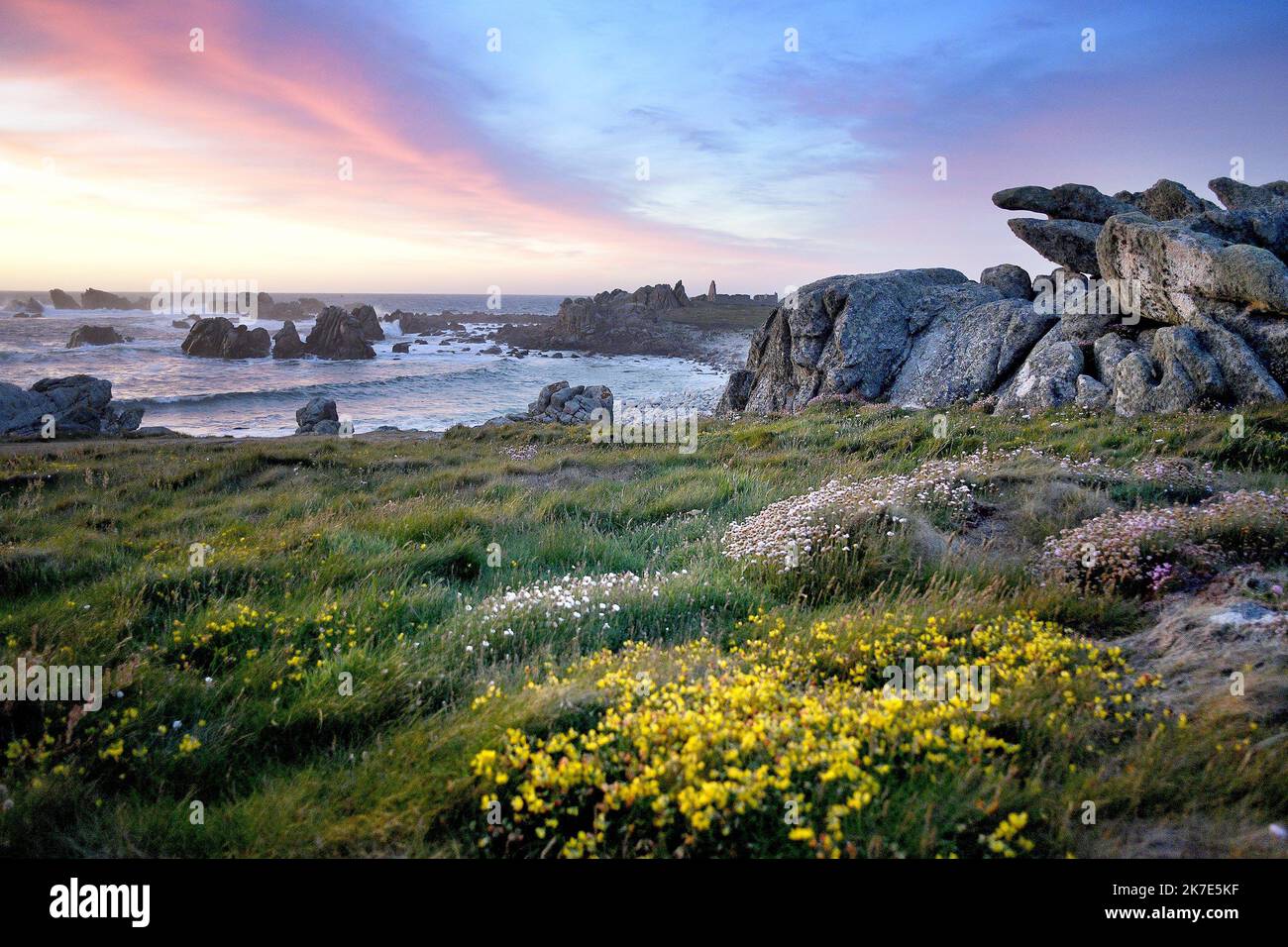 ©PHOTOPQR/OUEST FRANCE/Marc Ollivier ; Ouessant ; 18/06/2021 ; la côte