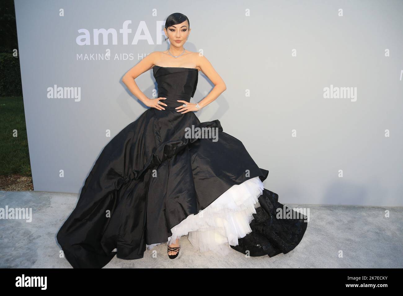 ©PHOTOPQR/NICE MATIN/Sébastien Botella ; Cannes ; 16/07/2021 ; Gala de l'amfAR, villa Eilenroc au Cap d'Antibes le vendredi 16 juillet 2021 amfAR Cannes Gala 2021at Villa Eilenroc on 16 juillet 2021 à Cap d'Antibes, France. Banque D'Images