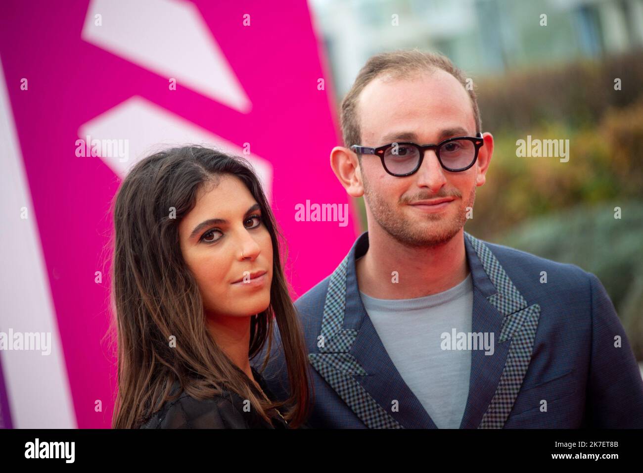 ©PHOTOPQR/Ouest FRANCE/Daniel FOURAY ; Deauville . 14 . ; 10/09/2021 ; 47E Festival du cinéma américain de Deauville . À droite : Kacey Mottet Klein . Membre du jury de la révélation . Comédien . Photo Daniel Fouray . - 2021/09/10. Festival américain du film de Deauville. Banque D'Images