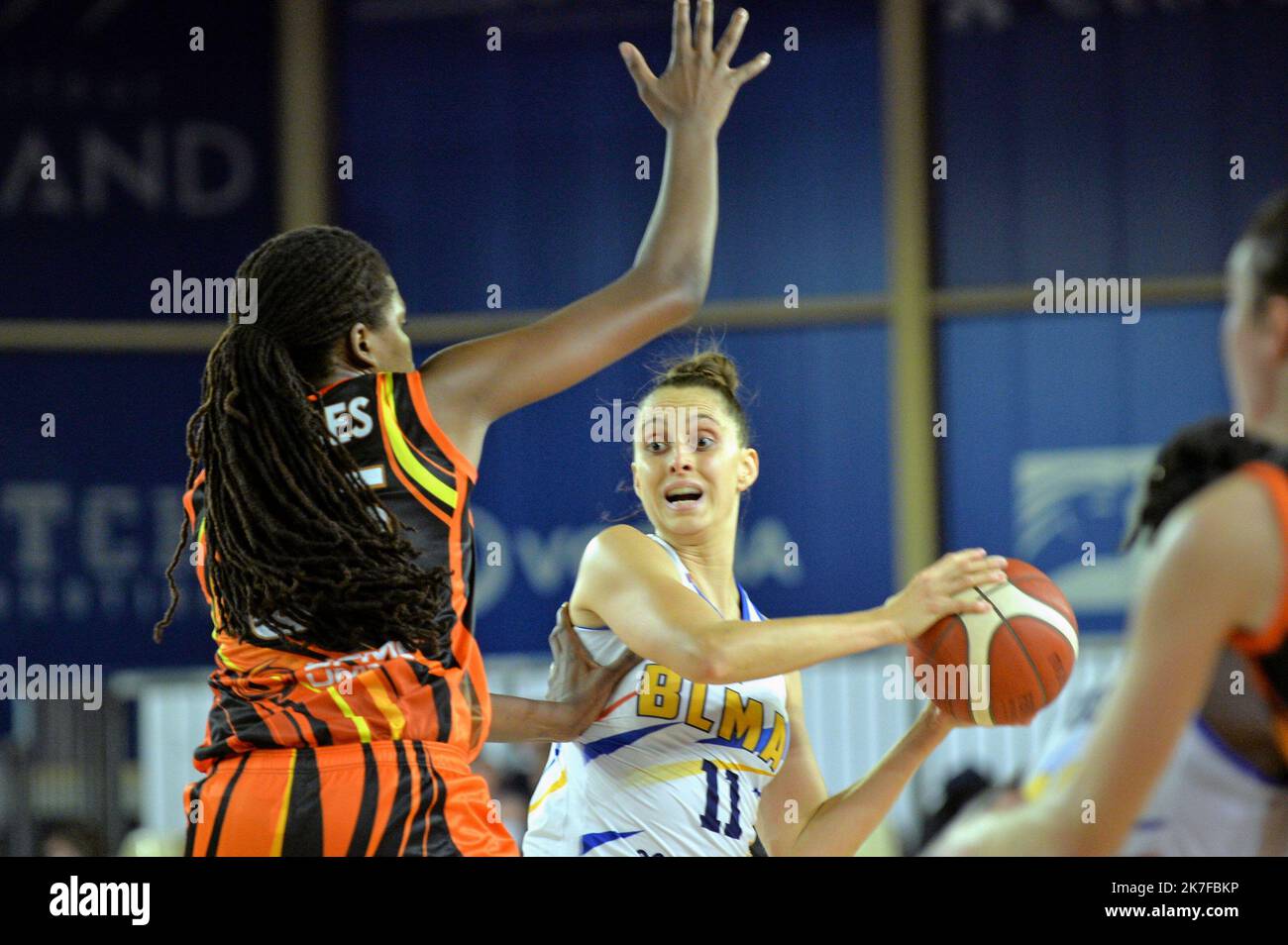 ©PHOTOPQR/LE MIDI LIBRE/MIDI LIBRE ; MONTPELLIER ; 20/10/2021 ; PHOTO MIDI LIBRE /MICHAEL ESDOURRUBAILH/HERAULT LATTES PANIER DE MONTPELLIER EURO LEAGUE BLMA / UMMC EKATERINBOURG Banque D'Images