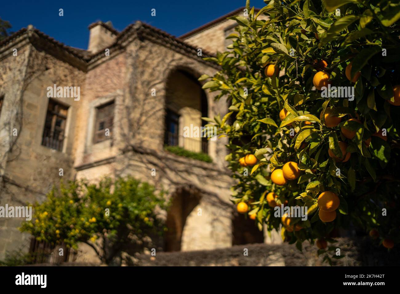 SIMON DAVAL / MAXPPP - photo d'illustration, région d'Estrémadure, Espagne, fevrier 2022 - Monastère de Yuste, résidence derniere de Charles Quin - ESPAGNE 2022 Banque D'Images