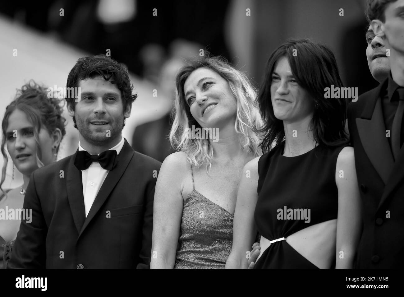 ©franck castel/MAXPPP - 20220005 Forever Young les Amandiers tapis rouge - le Festival annuel du film de Cannes 75th Valeria Bruni Tedeschi CANNES, FRANCE - MAI 22 Banque D'Images