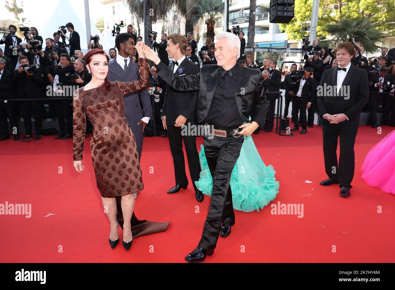 ©PHOTOPQR/NICE MATIN/Sébastien Botella ; Caussols ; 25/05/2022 ; le Directeur Baz Luhrmann assiste à la projection de 'Elvis' lors du festival annuel du film de Cannes 75th au Palais des Festivals sur 25 mai 2022 à Cannes, France. Banque D'Images