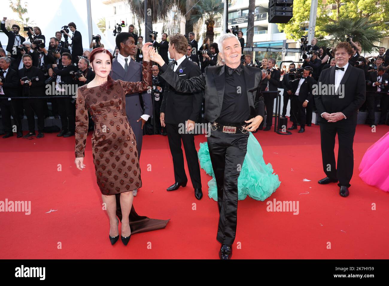 ©PHOTOPQR/NICE MATIN/Sébastien Botella ; Caussols ; 25/05/2022 ; le Directeur Baz Luhrmann assiste à la projection de 'Elvis' lors du festival annuel du film de Cannes 75th au Palais des Festivals sur 25 mai 2022 à Cannes, France. Banque D'Images