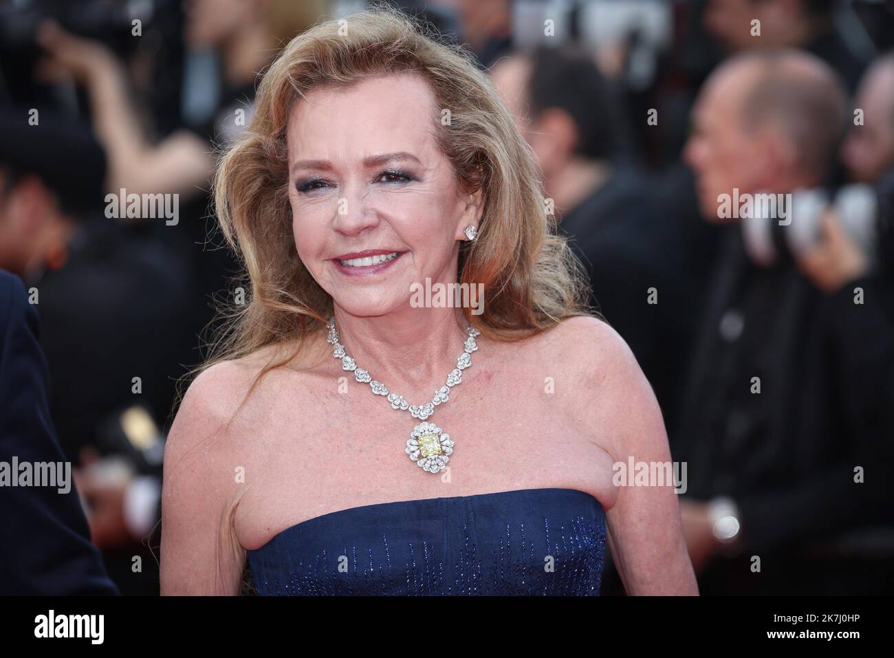 ©PHOTOPQR/LE PARISIEN/Fred Dugit ; Cannes ; 28/05/2022 ; Cuture / Cinéma Palais des festivals à Cannes (06), le 28 mai 2022 Palmares du 75E fesitival du film international de Cannes William Abadie et Caroline Scheufele photo LP / Fred Dugit Banque D'Images