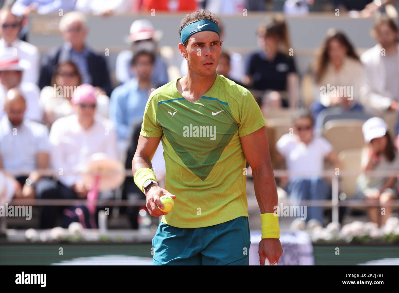 ©PHOTOPQR/LE PARISIEN/LP / ARNAUD JOURNOIS ; PARIS ; 05/06/2022 ; TENNIS , ROLAND GARROS 2022 , 05/06/2022 , FINALE SIMPLE MESSIEURS , RAFAEL NADAL VS CASPER RUUD Banque D'Images