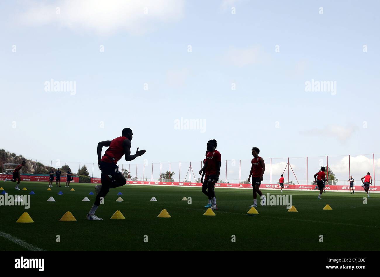 ©PHOTOPQR/NICE MATIN/Jean François Ottonello ; la Turbie ; 21/06/2022 ; reprise de l'entraînement pour l'AS Monaco au centre de performance de l'AS Monaco - - juin 21st 2022 ASM MONACO FOOTBALL CLUB DE RETOUR À L'ENTRAÎNEMENT POUR LE CHAMPIONNAT de LA PREMIÈRE LIGUE 2022-2023 Banque D'Images