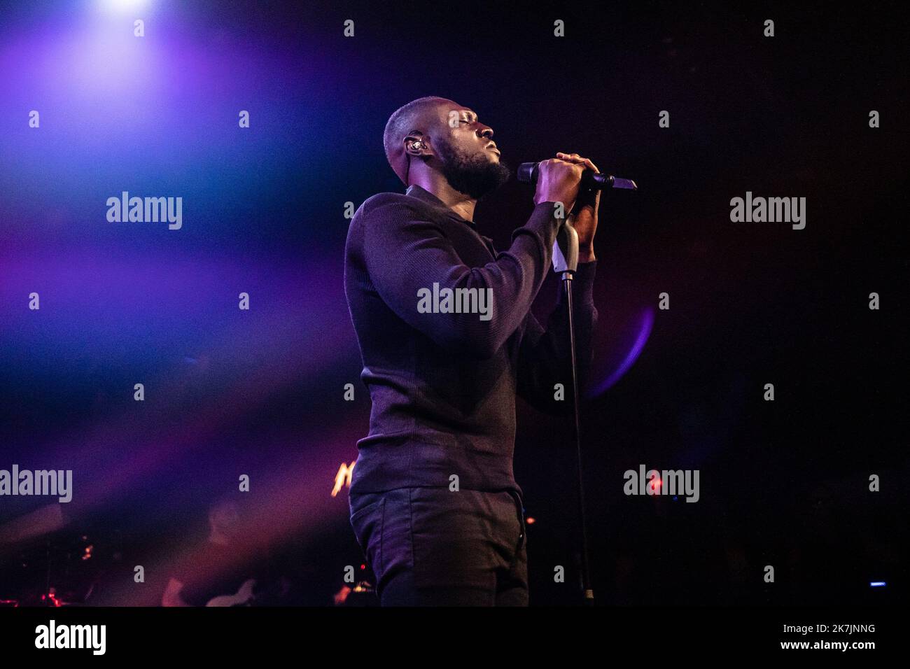 ©Simon Becker / le Pictorium/MAXPPP - Montreux 11/07/2022 Simon Becker / le Pictorium - 11/7/2022 - Suisse / Lac Léman / Montreux - l'artiste hip-hop britannica Stormzy en concert au Montreux Jazz Festival le 11 juillet 2022. / 11/7/2022 - Suisse / Lac Léman / Montreux - le 11 juillet 2022, Stormzy, artiste britannique du hip-hop, se produit en direct au Montreux Jazz Festival Banque D'Images