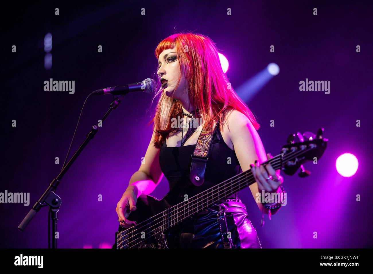 ©Simon Becker / le Pictorium/MAXPPP - Montreux 12/07/2022 Simon Becker / le Pictorium - 12/7/2022 - Suisse / Lac Léman / Montreux - le groupe britannique Crawlers en concert au Montreux Jazz Festival le 12 juillet 2022. / 12/7/2022 - Suisse / Lac Léman / Montreux - le groupe britannique Crawlers se produit en direct au Montreux Jazz Festival le 12 juillet 2022 Banque D'Images