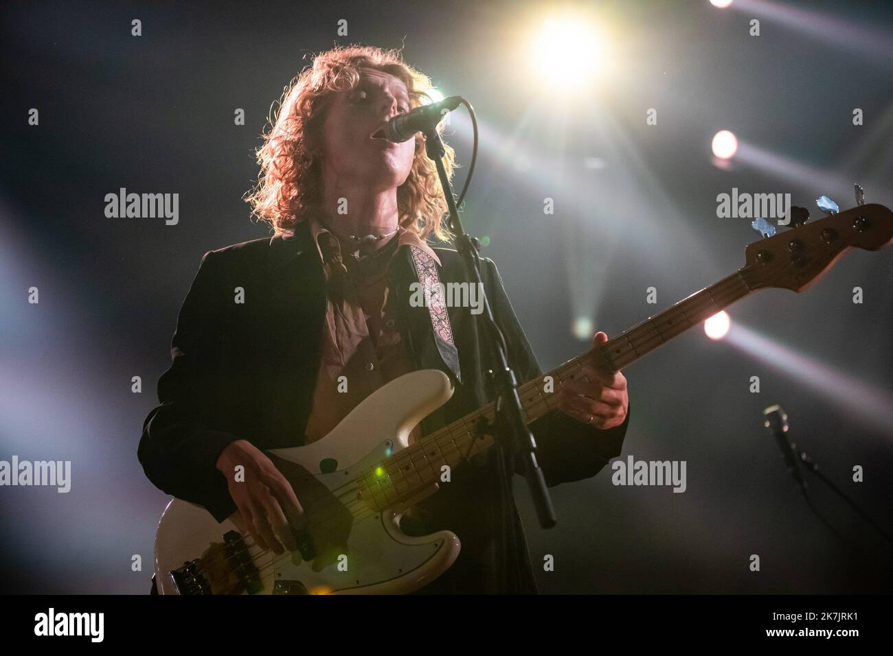 ©Simon Becker / le Pictorium/MAXPPP - Montreux 15/07/2022 Simon Becker / le Pictorium - 15/7/2022 - Suisse / Lac Léman / Montreux - le groupe australien parcelles en concert au Montreux Jazz Festival le 15 juillet 2022. / 15/7/2022 - Suisse / Lac Léman / Montreux - groupes australiens en direct au Montreux Jazz Festival le 15 juillet 2022 Banque D'Images