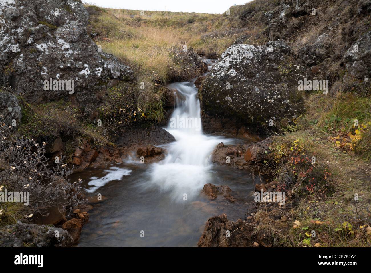 Cascade Godafoss, Islande Banque D'Images