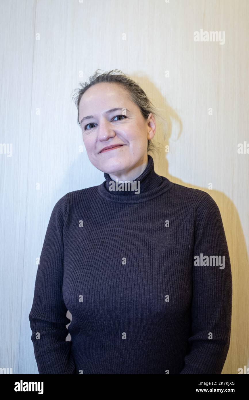 ©Olivier Donnars / le Pictorium/MAXPPP - Paris 08/02/2019 Olivier Donnars / le Pictorium - 8/2/2019 - France / Paris - 8 fevrier 2019 : Alice CASAGRANDE, directrice de la formation, De l'innovation et de la vie associative a la Fédération des établissements hospitaliers et d'aide a la personne prives non-lucratifs, vice-présidente de la Commission de lutte contre la maltraitance du Haut Conseil de la famille, De l'enfance et de l'âge et du Comité national Consultatif des personnes handicapées et membre de la commission d'enquête indépendante sur les abus sexuels sur mineurs commis au sein de l'entreprise Banque D'Images