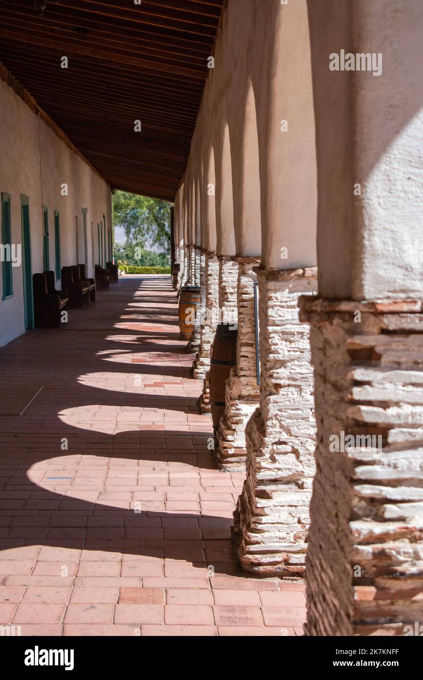 La Mission San Juan Bautista Banque D'Images