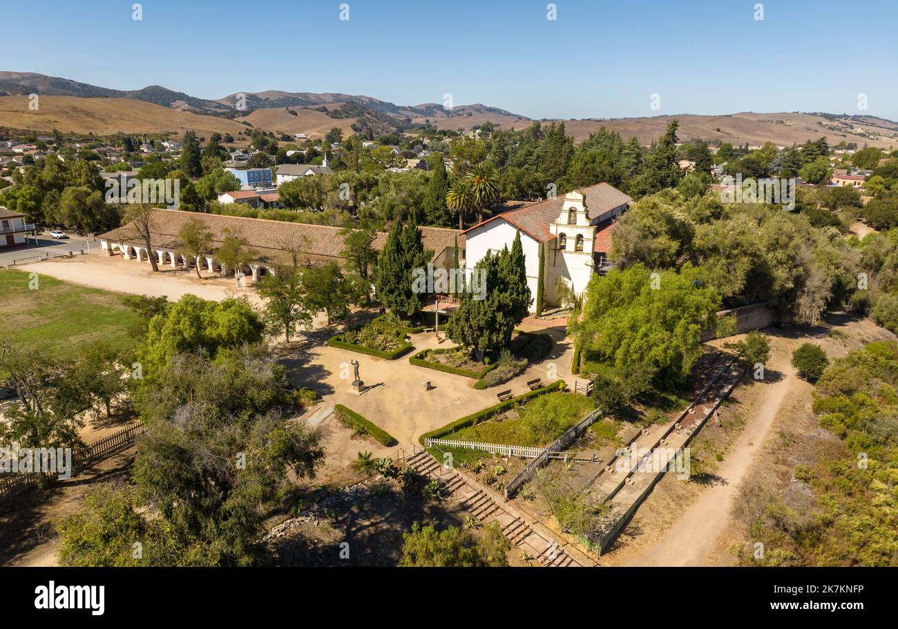 La Mission San Juan Bautista Banque D'Images