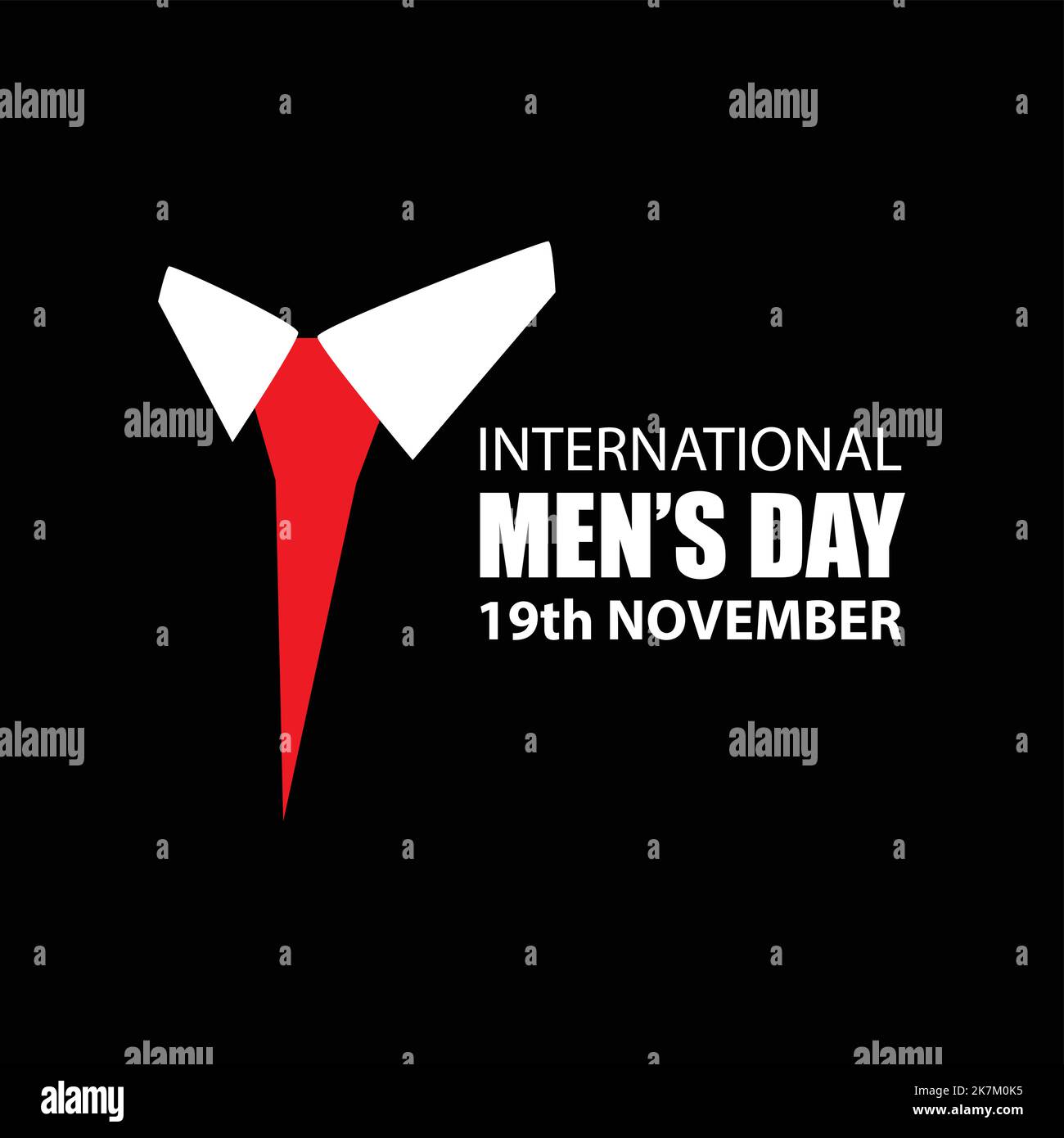 Illustration vectorielle de la journée internationale de la Homme du 19 novembre. Illustration de Vecteur