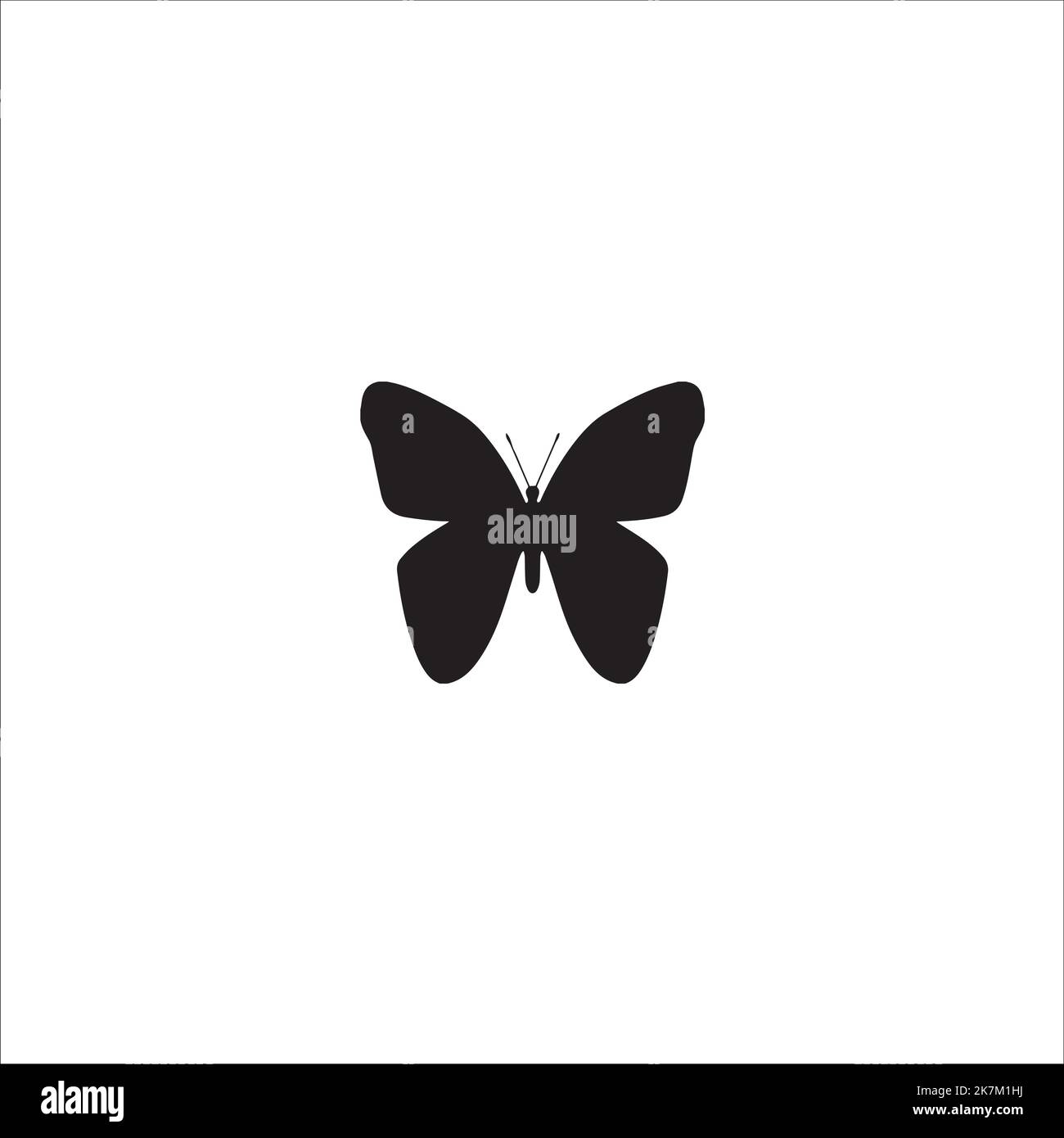 motif vectoriel d'icône de papillon plat sur fond blanc isolé. Illustration de Vecteur
