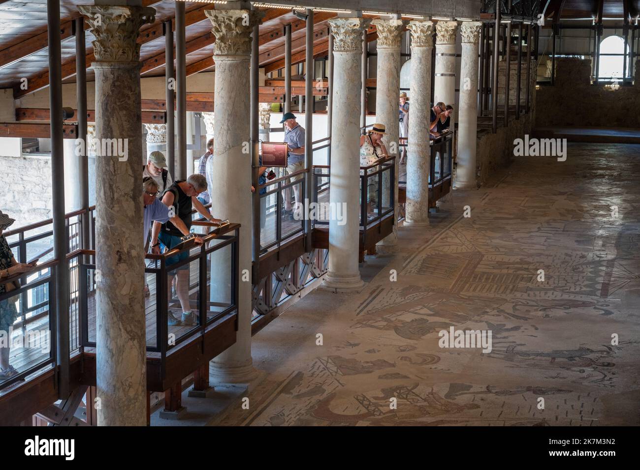 Villa Romana del Casale. Sicile. Banque D'Images