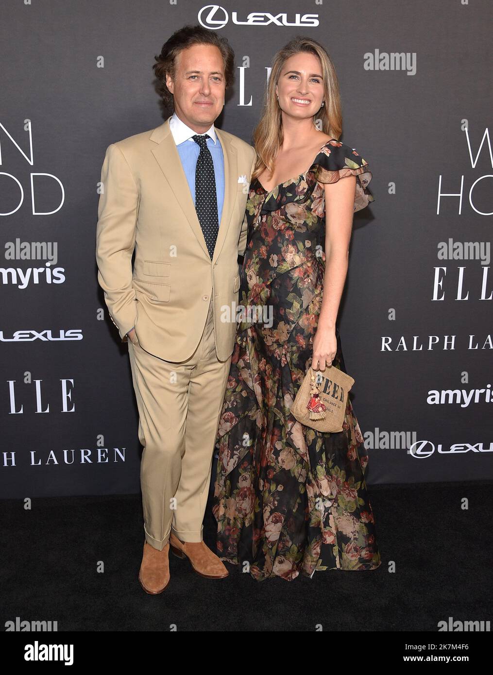 David Lauren et Lauren Bush arrivent à la célébration annuelle elle Women in Hollywood 29th qui s'est tenue au Getty Center de Los Angeles, en Californie, sur 17 octobre 2022. © OConnor / AFF-USA.com Banque D'Images