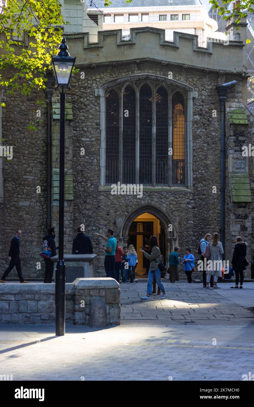 London Brick Lane et la City de Londres Banque D'Images