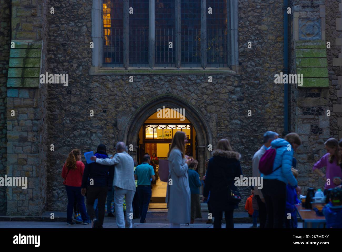 London Brick Lane et la City de Londres Banque D'Images