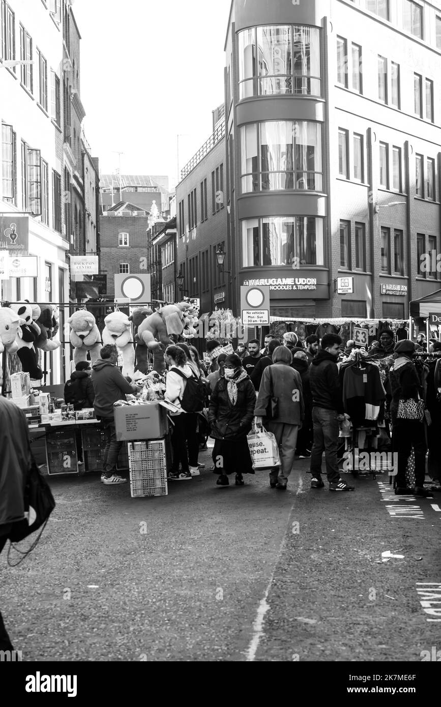 London Brick Lane et la City de Londres Banque D'Images