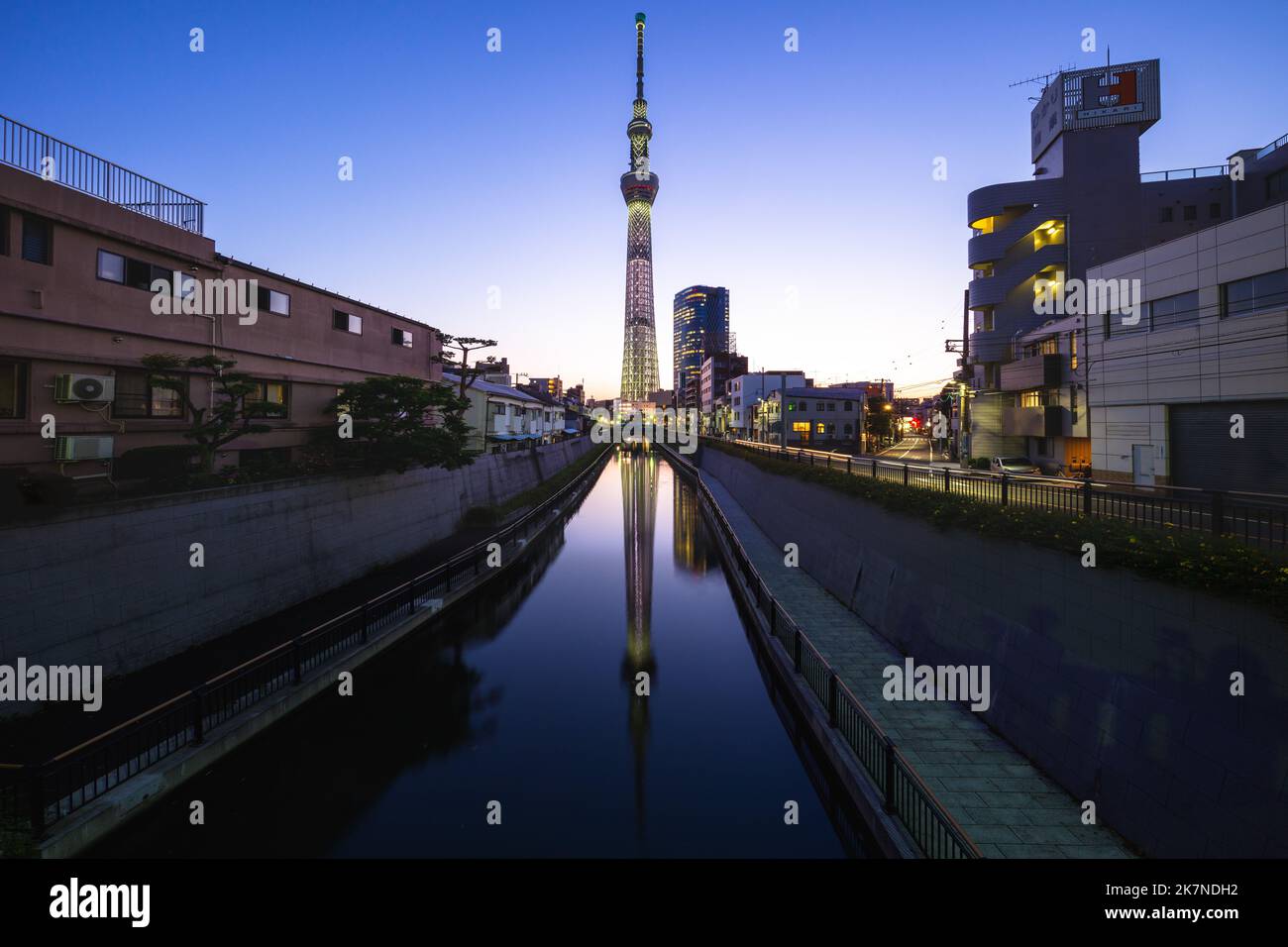13 juin 2019 : Tokyo Skytree, une tour de radiodiffusion et d'observation à Sumida, Tokyo, japon. Elle est devenue la plus haute structure du Japon en 2010, et maintenant Banque D'Images