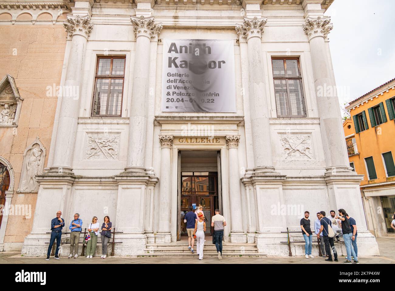 L'entrée à la galerie d'art de la Galerie dell'Accademia à Venise, Italie Banque D'Images